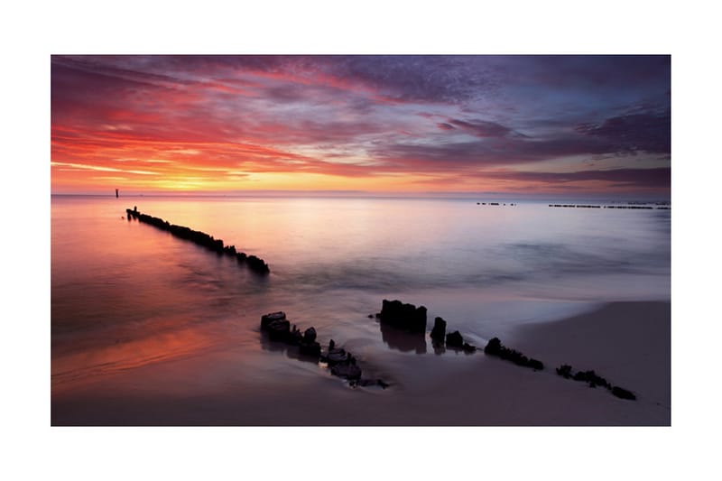 Fototapet Soluppgång Över Östersjön 450x270 - Artgeist sp. z o. o. - Inredning & dekor - Väggdekor - Tapeter & tapettillbehör - Fototapeter