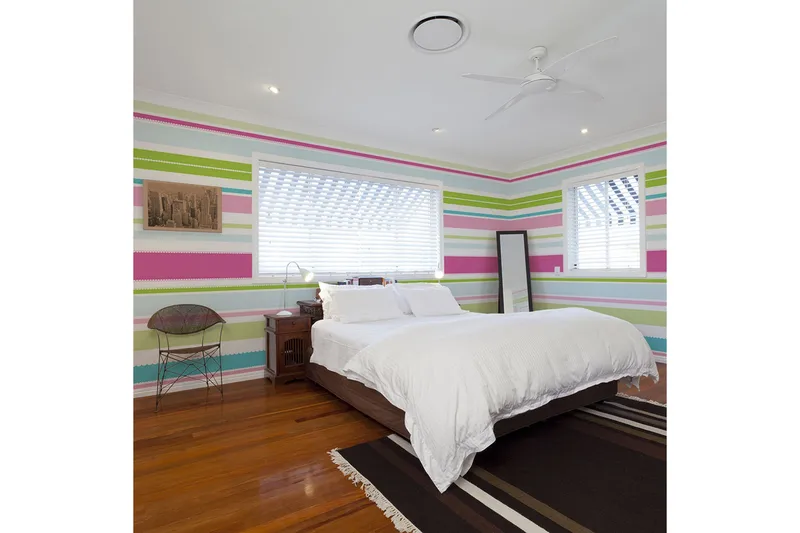 Fototapet Söta Ränder 300x231 - Artgeist sp. z o. o. - Inredning & dekor - Väggdekor - Tapeter & tapettillbehör - Fototapeter