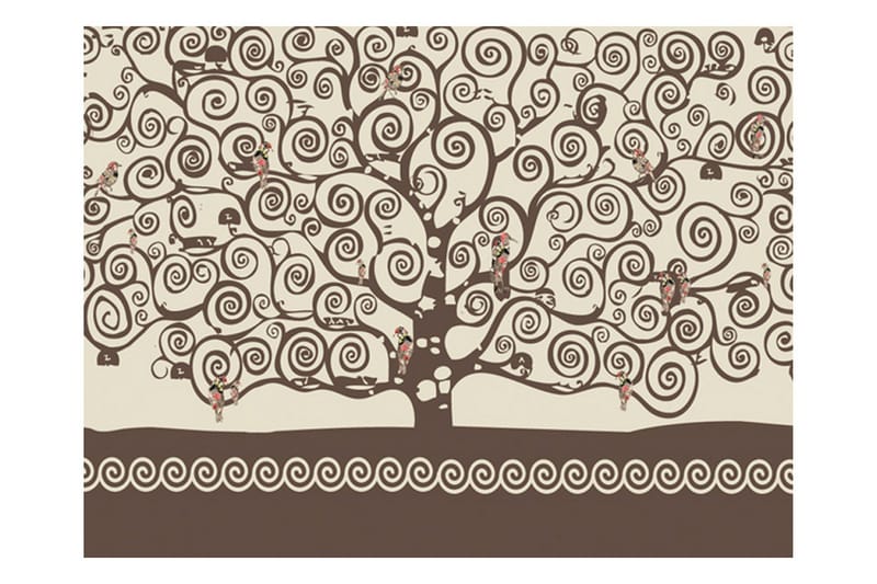 Fototapet Spiral Branches 350x270 - Artgeist sp. z o. o. - Inredning & dekor - Väggdekor - Tapeter & tapettillbehör - Fototapeter