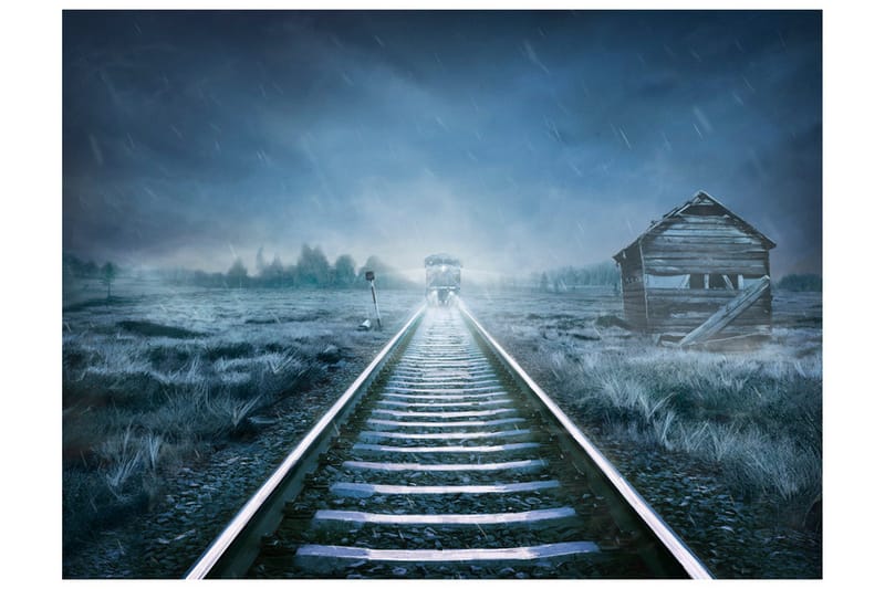 Fototapet Spöktåget 300x231 - Artgeist sp. z o. o. - Inredning & dekor - Väggdekor - Tapeter & tapettillbehör - Fototapeter