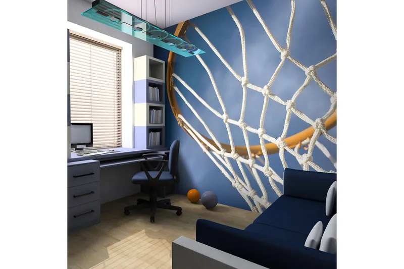 Fototapet Sport Basketball 300x231 - Artgeist sp. z o. o. - Inredning & dekor - Väggdekor - Tapeter & tapettillbehör - Fototapeter