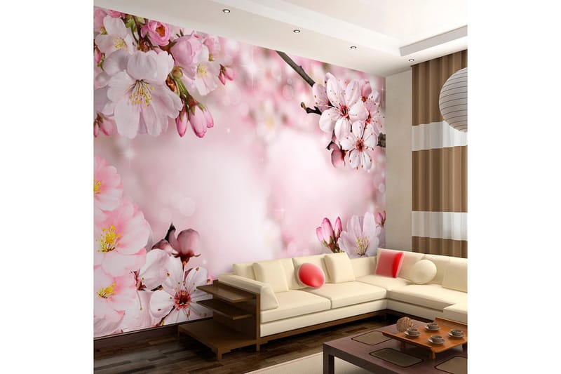 FOTOTAPET Spring Cherry Blossom 300x210 - Artgeist sp. z o. o. - Inredning & dekor - Väggdekor - Tapeter & tapettillbehör - Fototapeter
