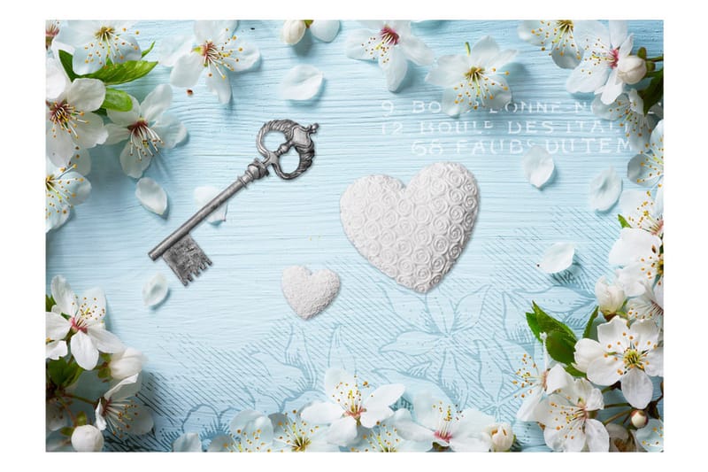 FOTOTAPET Spring Key 250x175 - Artgeist sp. z o. o. - Inredning & dekor - Väggdekor - Tapeter & tapettillbehör - Fototapeter