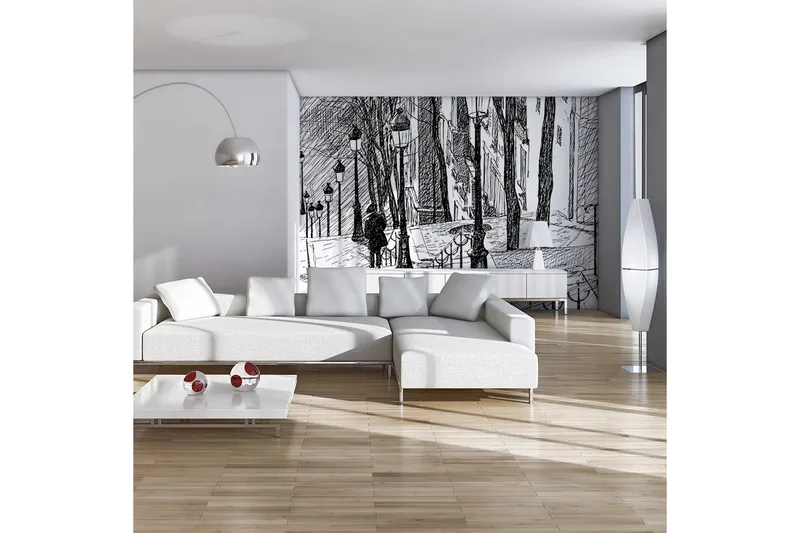 Fototapet Stairs Montmartre 250x193 - Artgeist sp. z o. o. - Inredning & dekor - Väggdekor - Tapeter & tapettillbehör - Fototapeter