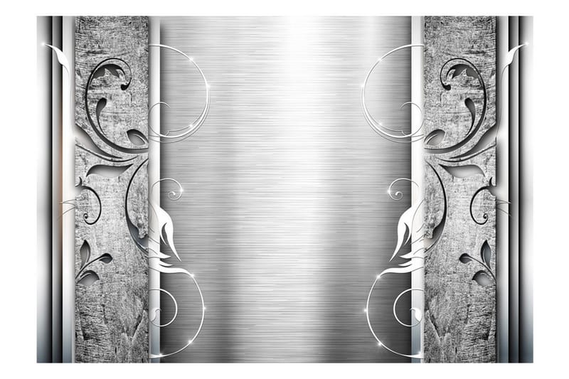 FOTOTAPET Steel Leaves 250x175 - Artgeist sp. z o. o. - Inredning & dekor - Väggdekor - Tapeter & tapettillbehör - Fototapeter