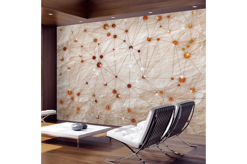 Fototapet Stone And Gold 300x210, Artgeist sp. z o. o.