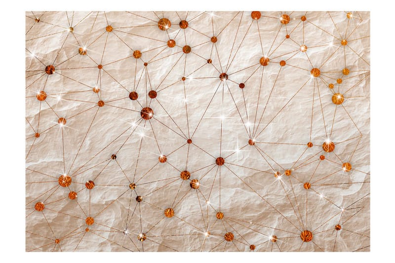 Fototapet Stone And Gold 400x280 - Artgeist sp. z o. o. - Inredning & dekor - Väggdekor - Tapeter & tapettillbehör - Fototapeter