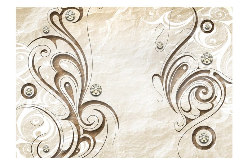 Fototapet Stone Butterfly 200x140 - Artgeist sp. z o. o. - Inredning & dekor - Väggdekor - Tapeter & tapettillbehör - Fototapeter