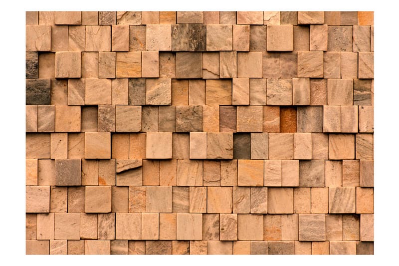 Fototapet Stone Jigsaw 400x280 - Artgeist sp. z o. o. - Inredning & dekor - Väggdekor - Tapeter & tapettillbehör - Fototapeter