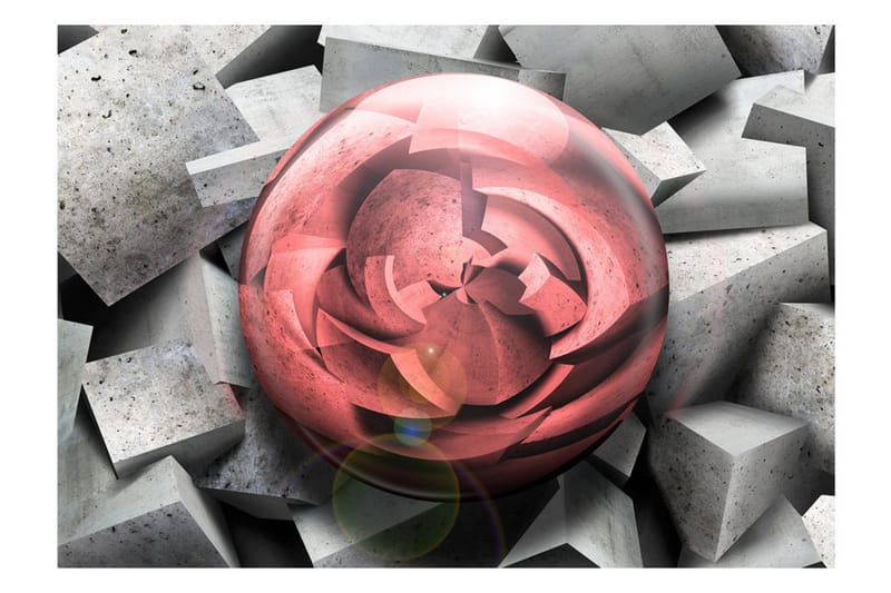 Fototapet Stone Rose 200x140 - Artgeist sp. z o. o. - Inredning & dekor - Väggdekor - Tapeter & tapettillbehör - Fototapeter