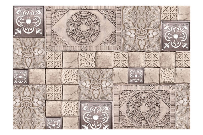 FOTOTAPET Stone Tile 250x175 - Artgeist sp. z o. o. - Inredning & dekor - Väggdekor - Tapeter & tapettillbehör - Fototapeter