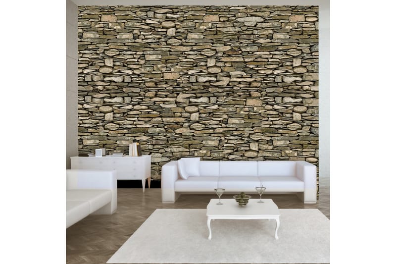 FOTOTAPET Stone Wall 300x210 - Artgeist sp. z o. o. - Inredning & dekor - Väggdekor - Tapeter & tapettillbehör - Fototapeter