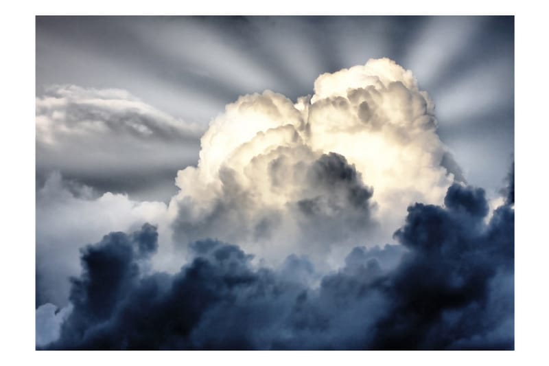 FOTOTAPET Strålar På Himlen 400x309 - Artgeist sp. z o. o. - Inredning & dekor - Väggdekor - Tapeter & tapettillbehör - Fototapeter