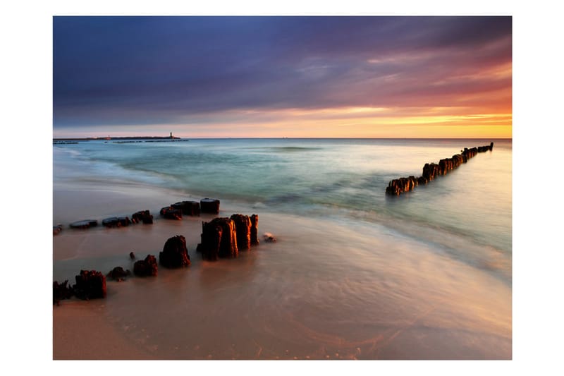 FOTOTAPET Strand Soluppgång 300x231 - Artgeist sp. z o. o. - Inredning & dekor - Väggdekor - Tapeter & tapettillbehör - Fototapeter