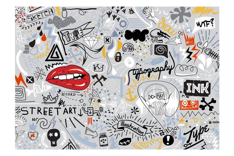 FOTOTAPET Stream Of Thought 250x175 - Artgeist sp. z o. o. - Inredning & dekor - Väggdekor - Tapeter & tapettillbehör - Fototapeter