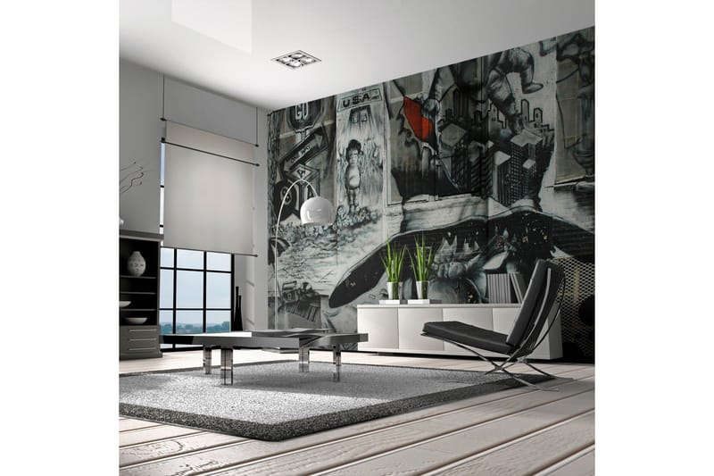 Fototapet Street Art Graffiti 250x193 - Artgeist sp. z o. o. - Inredning & dekor - Väggdekor - Tapeter & tapettillbehör - Fototapeter