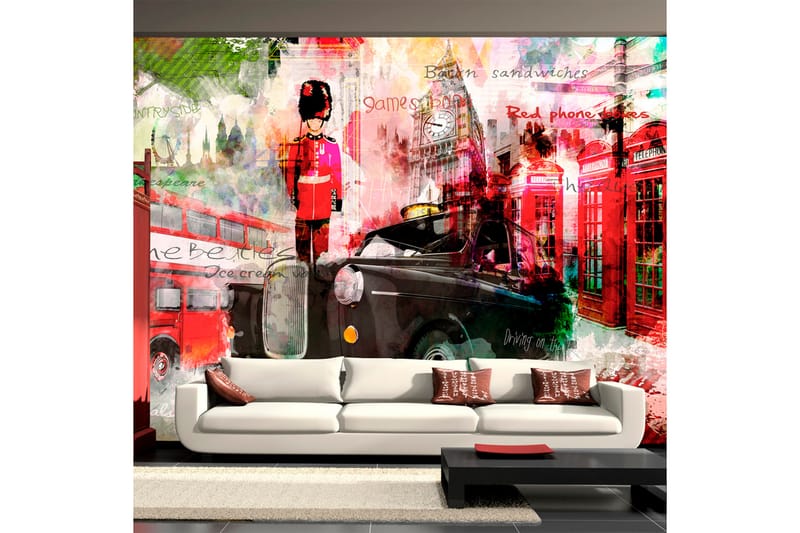 FOTOTAPET Streets Of London 300x210 - Artgeist sp. z o. o. - Inredning & dekor - Väggdekor - Tapeter & tapettillbehör - Fototapeter