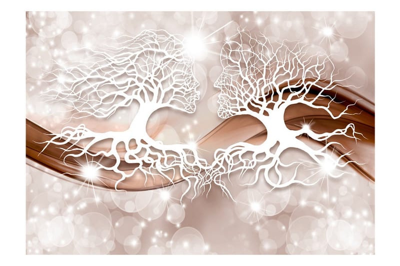 Fototapet Structure Of Love 350x245 - Artgeist sp. z o. o. - Inredning & dekor - Väggdekor - Tapeter & tapettillbehör - Fototapeter