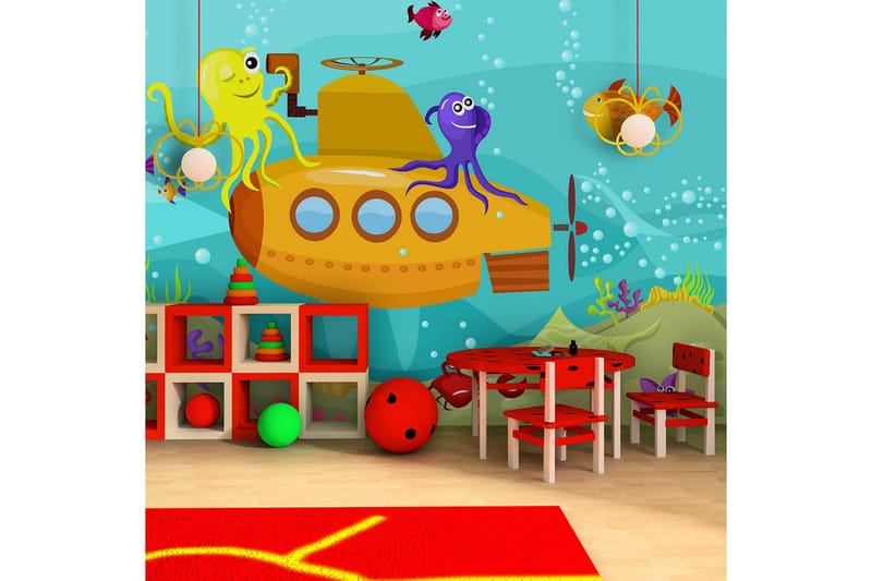 Fototapet Submarine 200x154 - Artgeist sp. z o. o. - Inredning & dekor - Väggdekor - Tapeter & tapettillbehör - Fototapeter