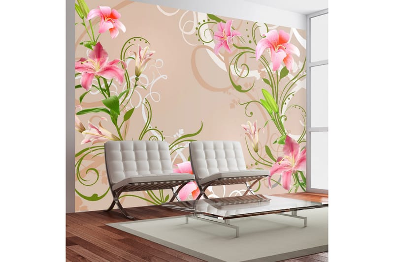 FOTOTAPET Subtle Beauty Of The Lilies 150x105, Artgeist sp. z o. o.