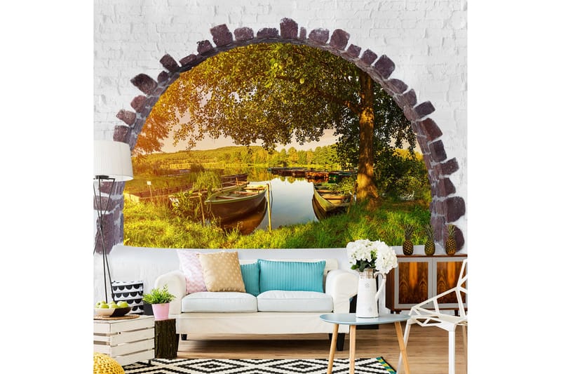 Fototapet Summer Lake 150x105, Artgeist sp. z o. o.