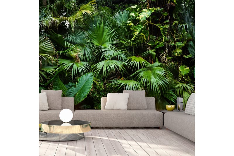 FOTOTAPET Sunny Jungle 350x245 - Artgeist sp. z o. o. - Inredning & dekor - Väggdekor - Tapeter & tapettillbehör - Fototapeter