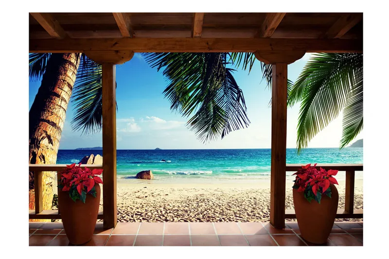 Fototapet Sunny Memories 300x210 - Artgeist sp. z o. o. - Inredning & dekor - Väggdekor - Tapeter & tapettillbehör - Fototapeter