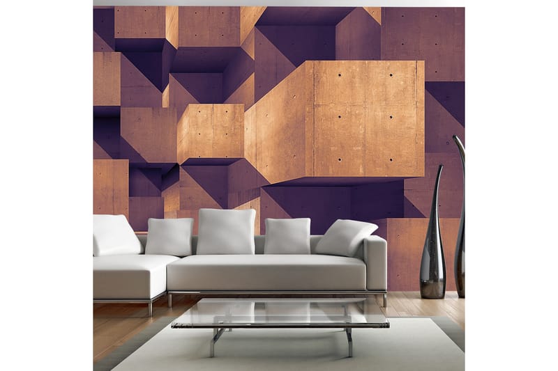 FOTOTAPET Sunset Over The Concrete City 250x175, Artgeist sp. z o. o.