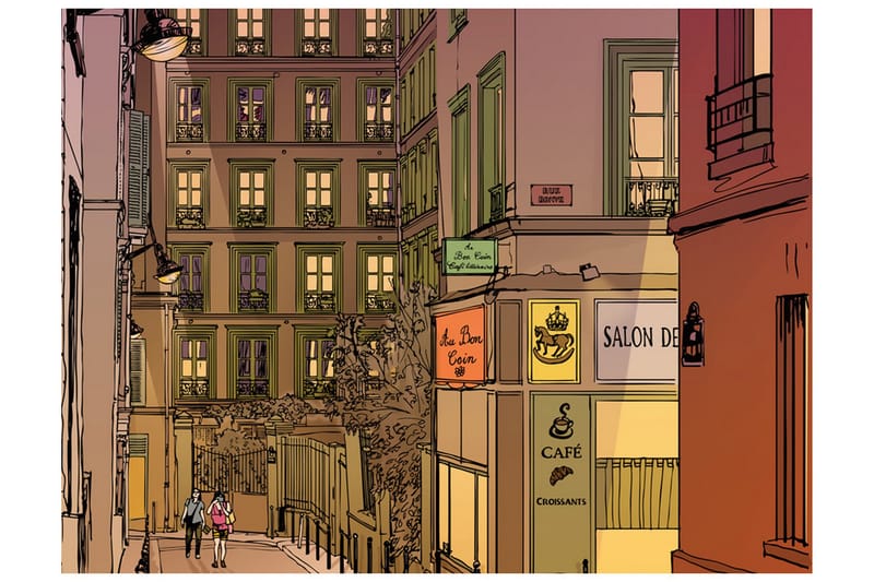 Fototapet Supper Paris 350x270, Artgeist sp. z o. o.