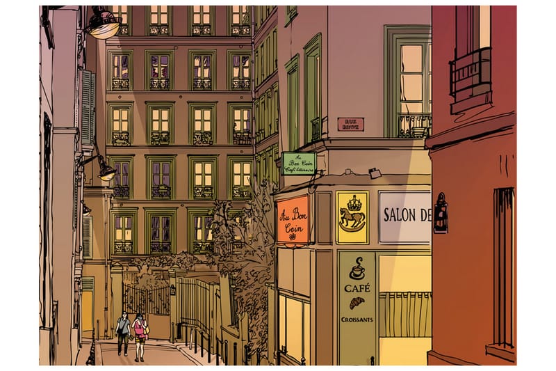 FOTOTAPET Supper Paris 200x154, Artgeist sp. z o. o.