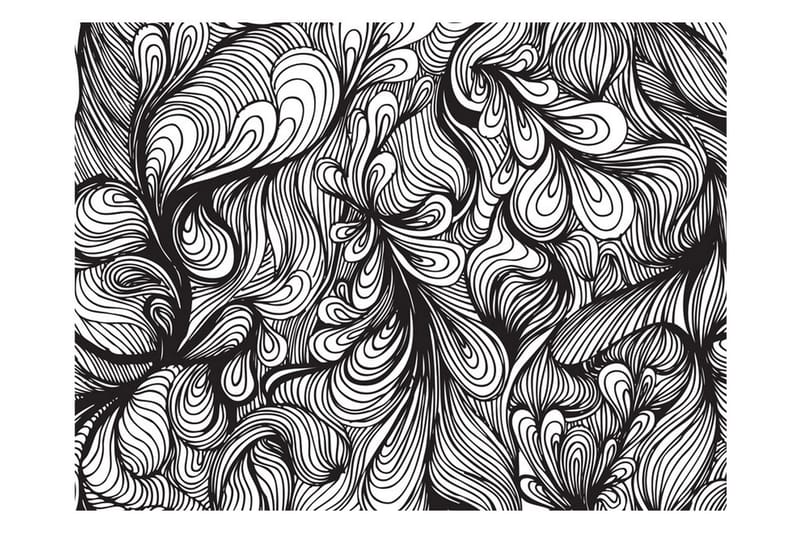 Fototapet Svart Och Vitt Retrostil 200x154 - Artgeist sp. z o. o. - Inredning & dekor - Väggdekor - Tapeter & tapettillbehör - Fototapeter