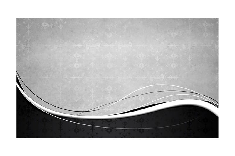 Fototapet Svart-Vita Vågor Vintage 450x270 - Artgeist sp. z o. o. - Inredning & dekor - Väggdekor - Tapeter & tapettillbehör - Fototapeter