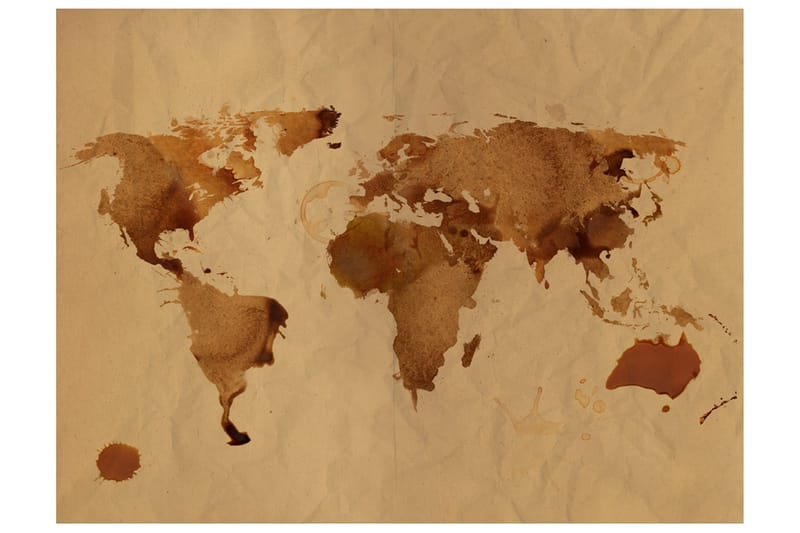 Fototapet Te Karta Över Världen 300x231, Artgeist sp. z o. o.