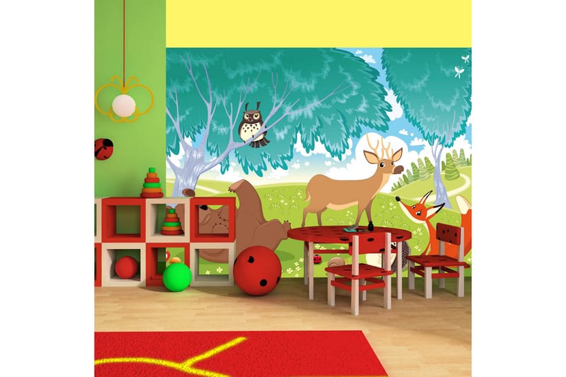 FOTOTAPET The Animals Of Farthing Wood 350x270, Artgeist sp. z o. o.