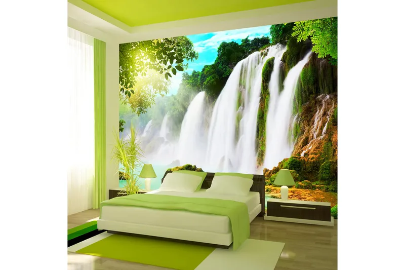 FOTOTAPET The Beauty Of Nature Waterfall 350x245, Artgeist sp. z o. o.