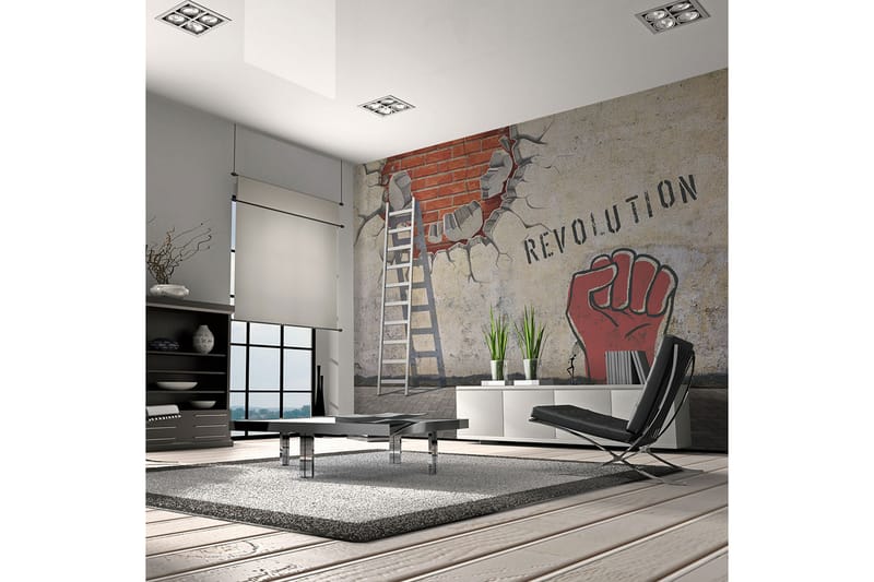 FOTOTAPET The Invisible Hand Of The Revolution 250x193 - Artgeist sp. z o. o. - Inredning & dekor - Väggdekor - Tapeter & tapettillbehör - Fototapeter
