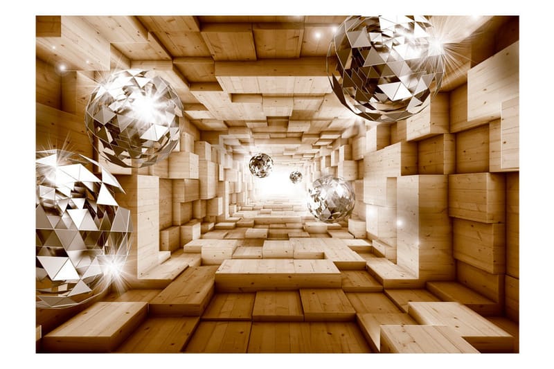 Fototapet The Road To The Light 150x105 - Artgeist sp. z o. o. - Inredning & dekor - Väggdekor - Tapeter & tapettillbehör - Fototapeter