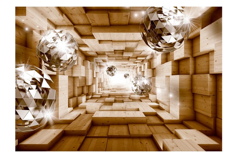 FOTOTAPET The Road To The Light 200x140 - Artgeist sp. z o. o. - Inredning & dekor - Väggdekor - Tapeter & tapettillbehör - Fototapeter