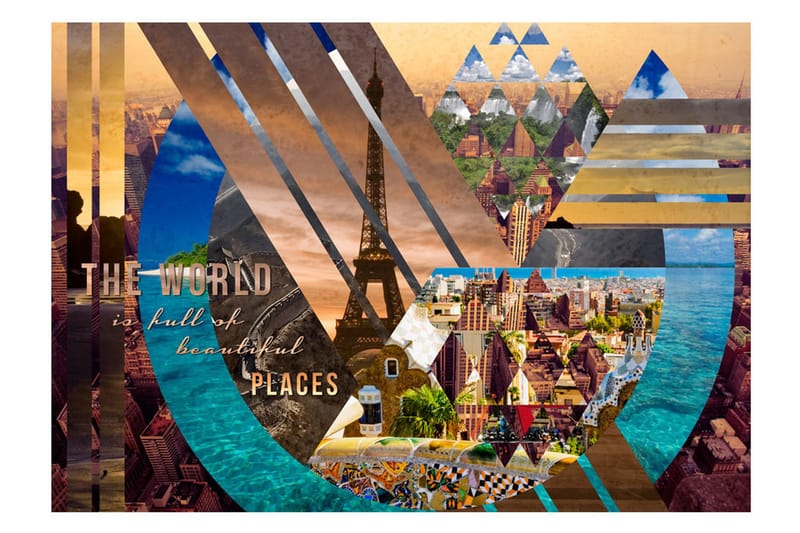 Fototapet The World 350x245 - Artgeist sp. z o. o. - Inredning & dekor - Väggdekor - Tapeter & tapettillbehör - Fototapeter
