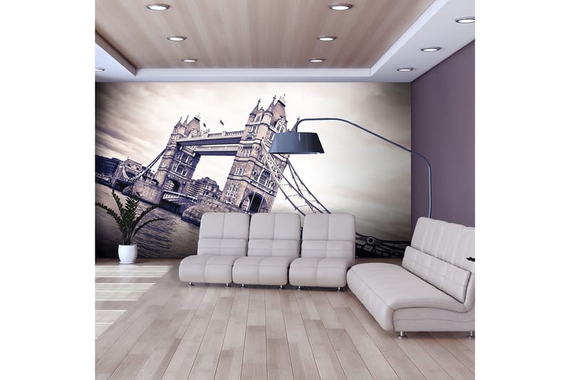 Fototapet Tower Bridge 200x154 - Artgeist sp. z o. o. - Inredning & dekor - Väggdekor - Tapeter & tapettillbehör - Fototapeter