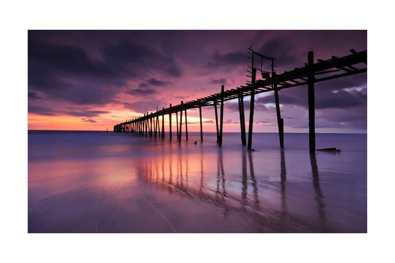 Fototapet Träbrygga 450x270 - Artgeist sp. z o. o. - Inredning & dekor - Väggdekor - Tapeter & tapettillbehör - Fototapeter