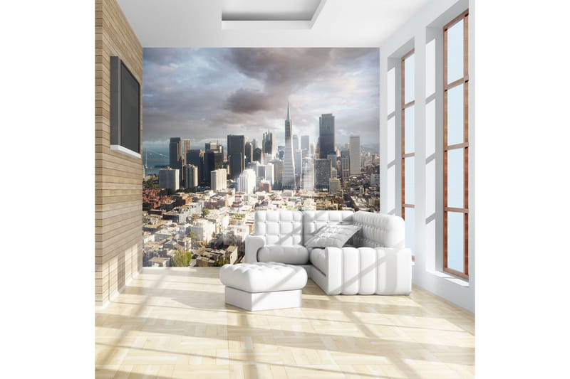 FOTOTAPET Träd Höst Tunnel 400x309 - Artgeist sp. z o. o. - Inredning & dekor - Väggdekor - Tapeter & tapettillbehör - Fototapeter