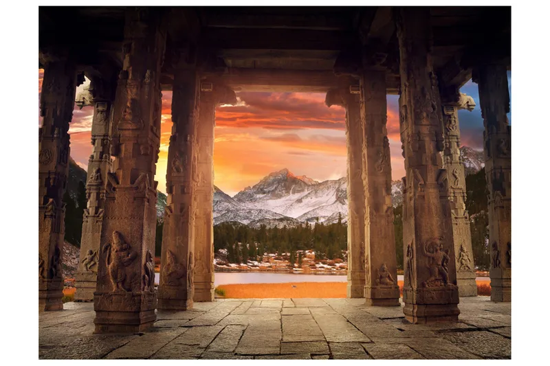 Fototapet Trail Of Rocky Temples 250x193 - Artgeist sp. z o. o. - Inredning & dekor - Väggdekor - Tapeter & tapettillbehör - Fototapeter