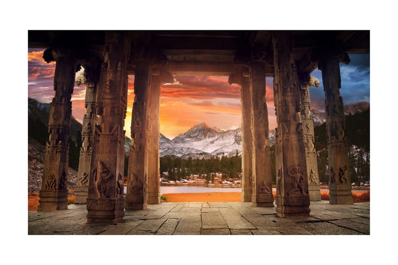 Fototapet Trail Of Rocky Temples 450x270 - Artgeist sp. z o. o. - Inredning & dekor - Väggdekor - Tapeter & tapettillbehör - Fototapeter