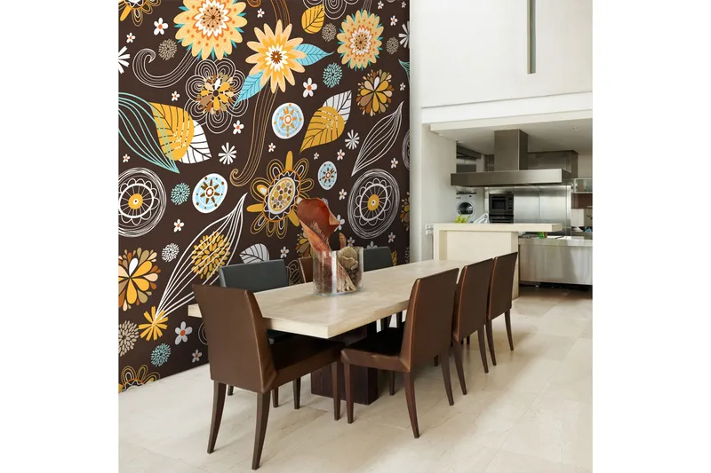 Fototapet Transparent Blommor 300x231 - Artgeist sp. z o. o. - Inredning & dekor - Väggdekor - Tapeter & tapettillbehör - Fototapeter