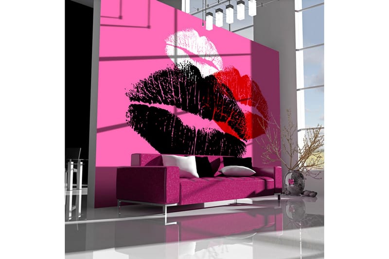 Fototapet Tre Kyssar 300x231 - Artgeist sp. z o. o. - Inredning & dekor - Väggdekor - Tapeter & tapettillbehör - Fototapeter