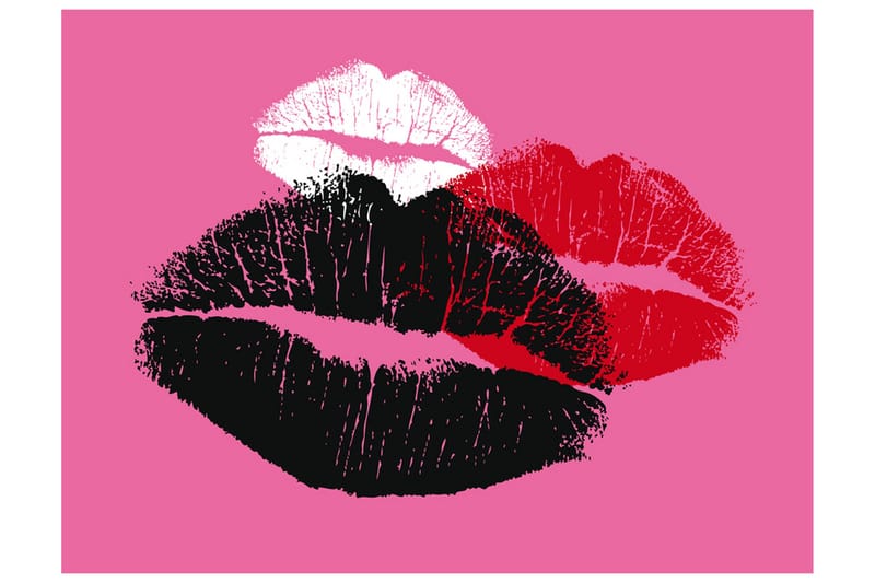 Fototapet Tre Kyssar 300x231 - Artgeist sp. z o. o. - Inredning & dekor - Väggdekor - Tapeter & tapettillbehör - Fototapeter