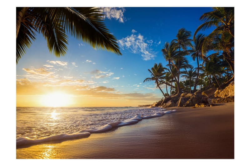 FOTOTAPET Tropical Beach 150x105 - Artgeist sp. z o. o. - Inredning & dekor - Väggdekor - Tapeter & tapettillbehör - Fototapeter