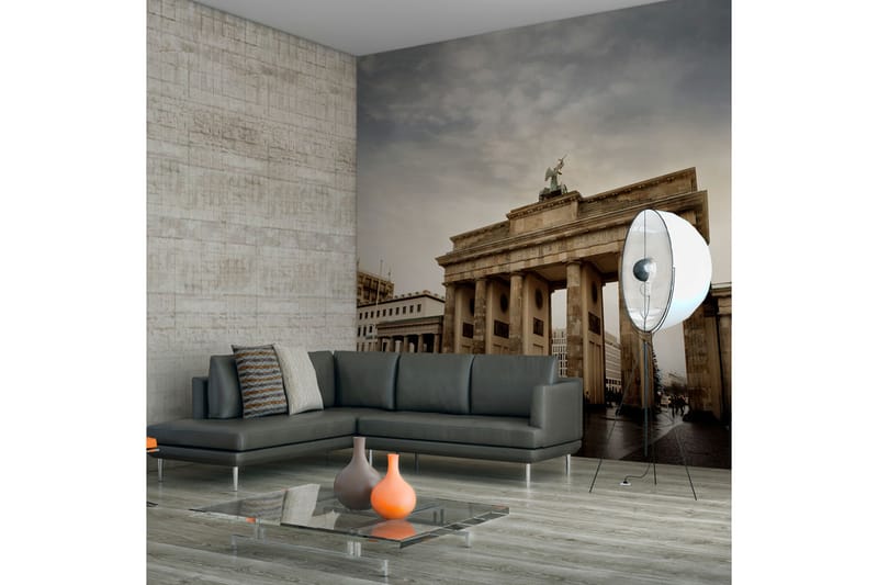 FOTOTAPET Turister Nära Brandenburger Tor 350x270 - Artgeist sp. z o. o. - Inredning & dekor - Väggdekor - Tapeter & tapettillbehör - Fototapeter
