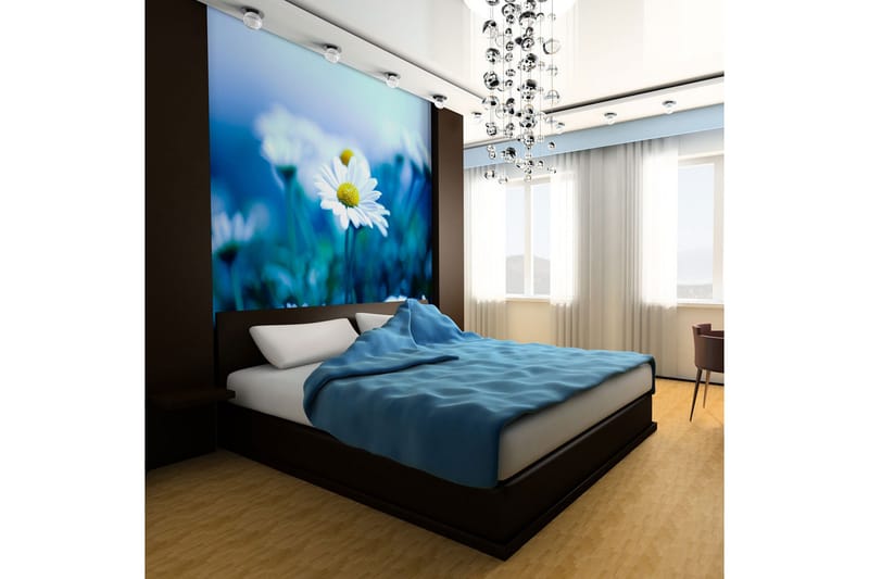 Fototapet Tusensköna På En Blå Äng 250x193, Artgeist sp. z o. o.